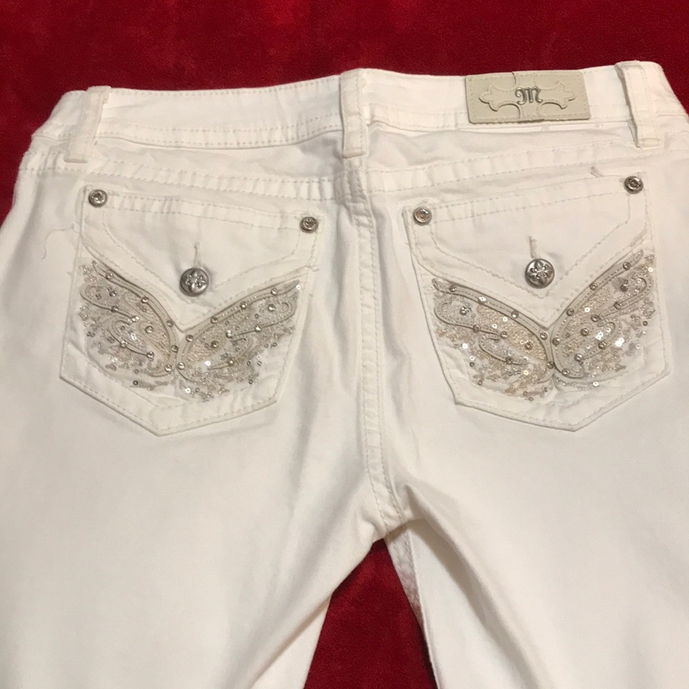 NWT Miss Me Hailey Skinny 32 inch White